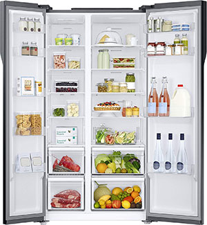 Samsung 604L Frost Free Side by Side Refrigerator RS55K50A02C/TL