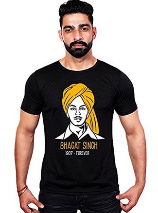 Gajari Shaheed Bhagat Singh T-Shirt for Men