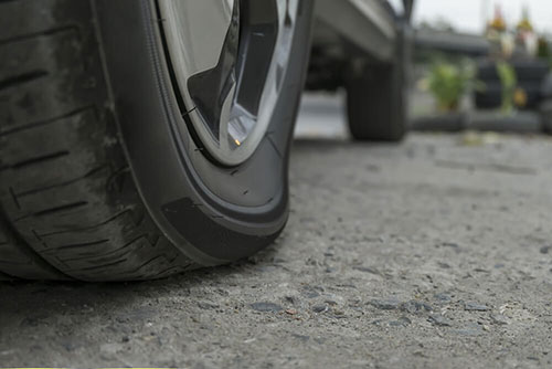Under Inflated Tyre